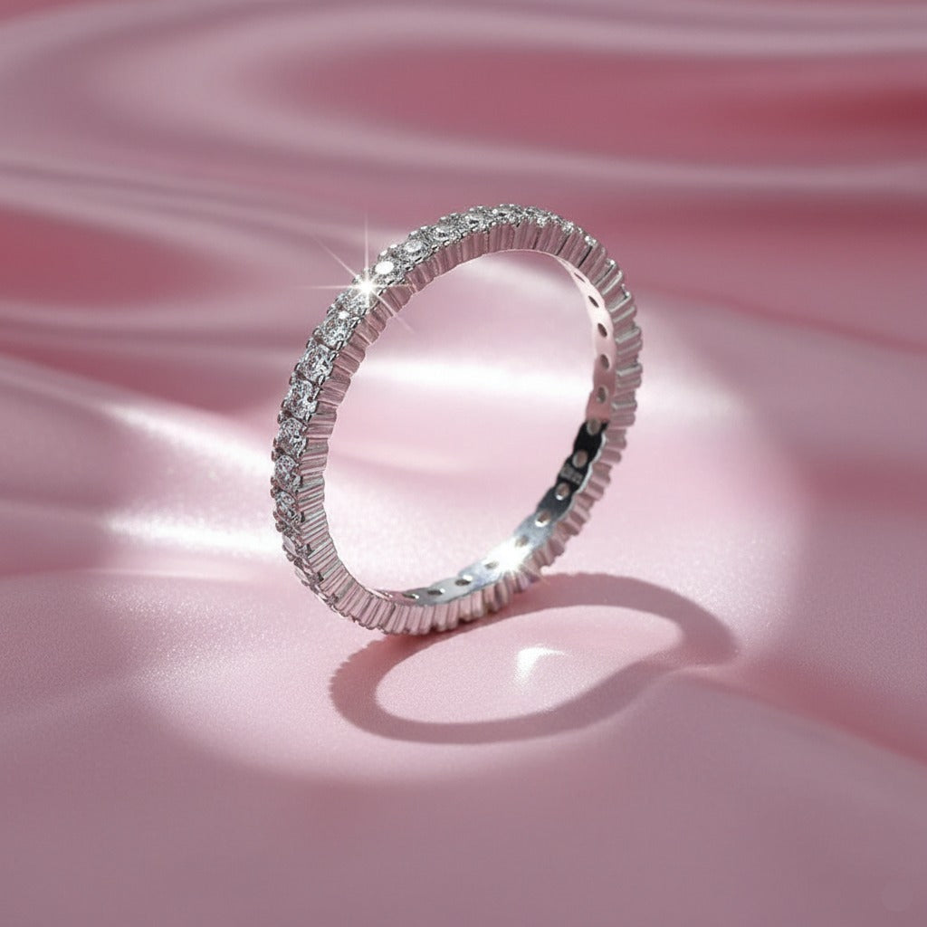 925 Sterling Silver Eternity Ring