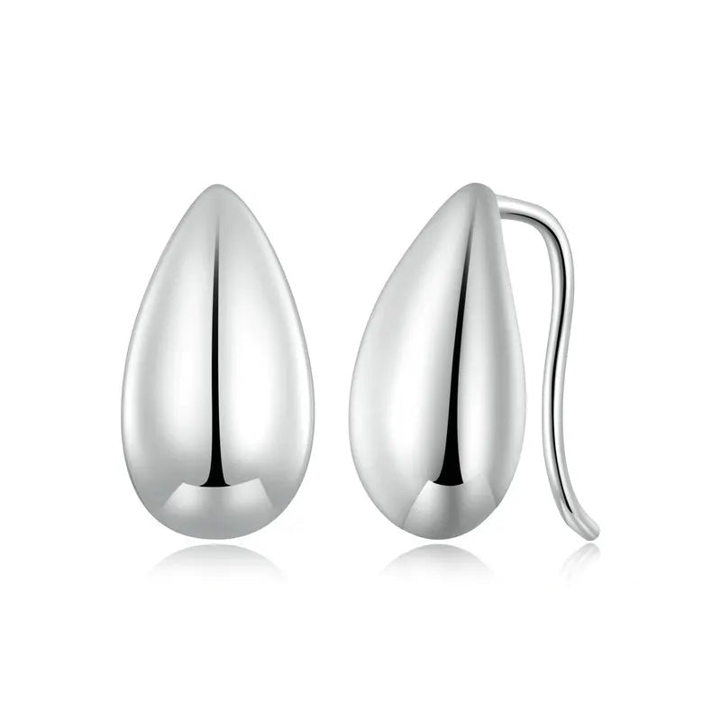 925 Sterling Silver Water Drop Earrings